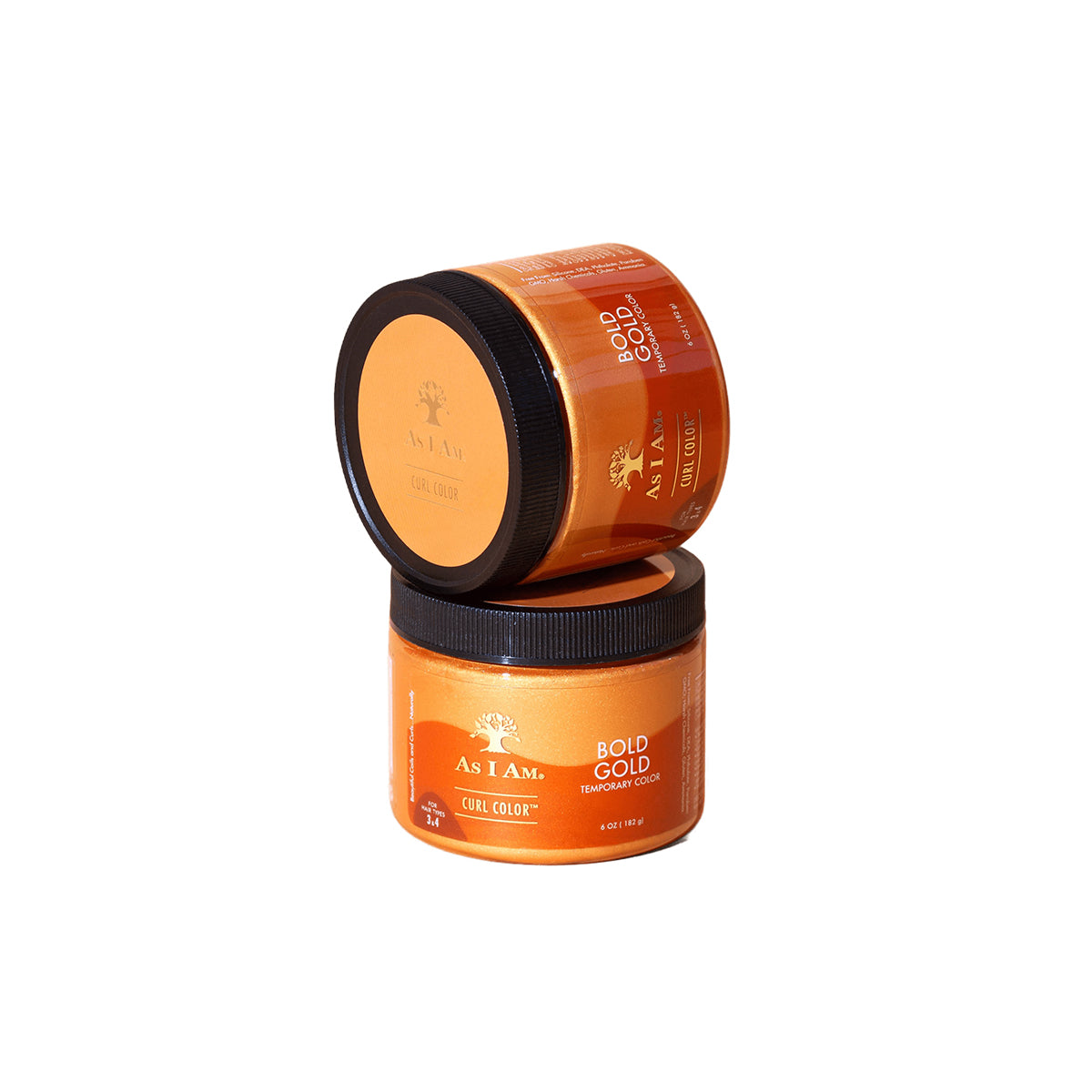 cera de colores para cabello rizado As I Am, Gel de color temporal , Definidor de rizos, curl color, dorado, bold gold