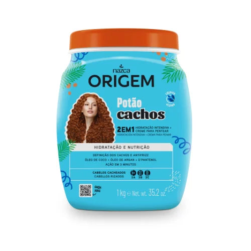 ORIGEM NAZCA | CREMA DE PEINAR 2EN1 POTAO CACHOS