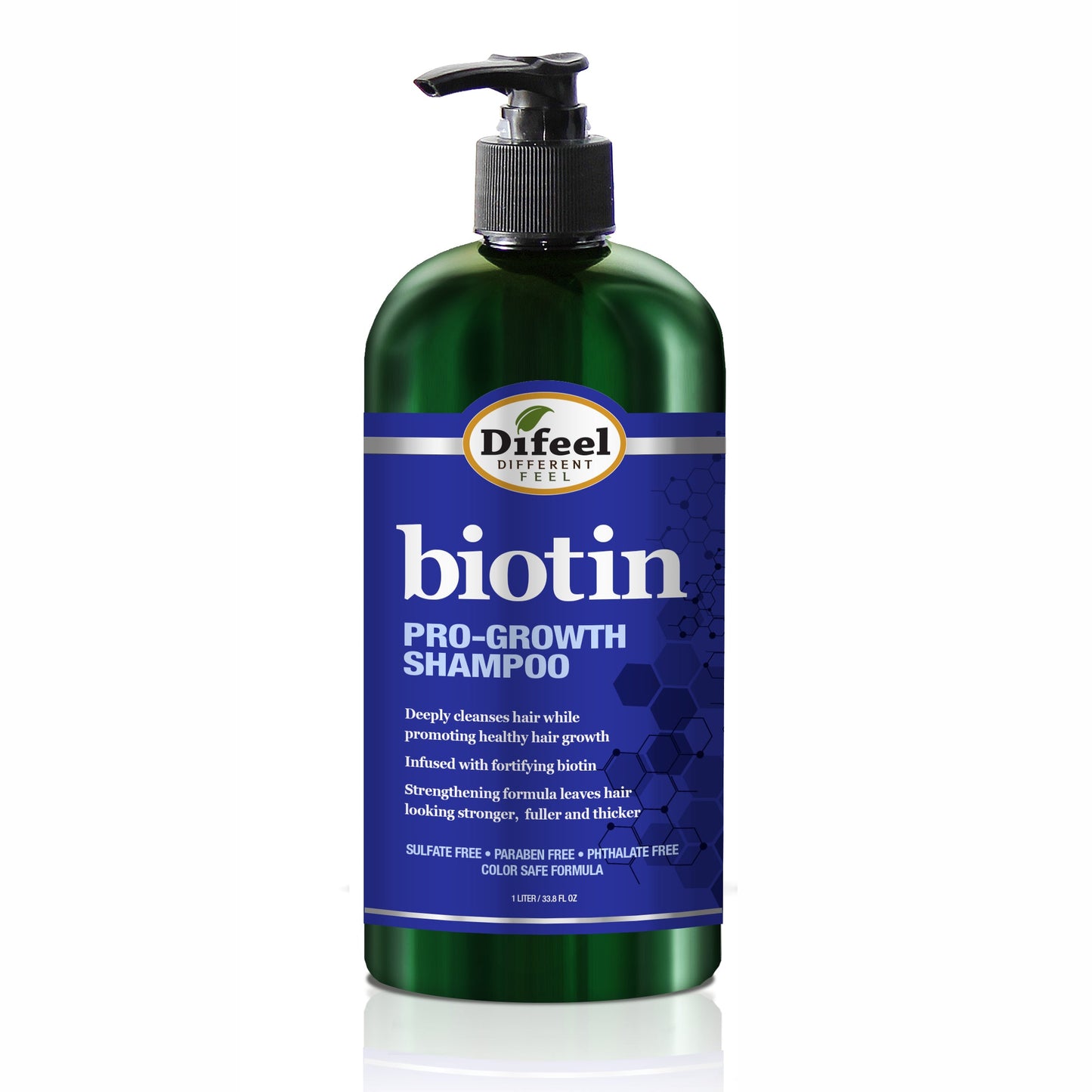 biotina Difeel pro-growth shampoo para el crecimiento del cabello, champú anticaida, shampoo crecimeinto y fuerza