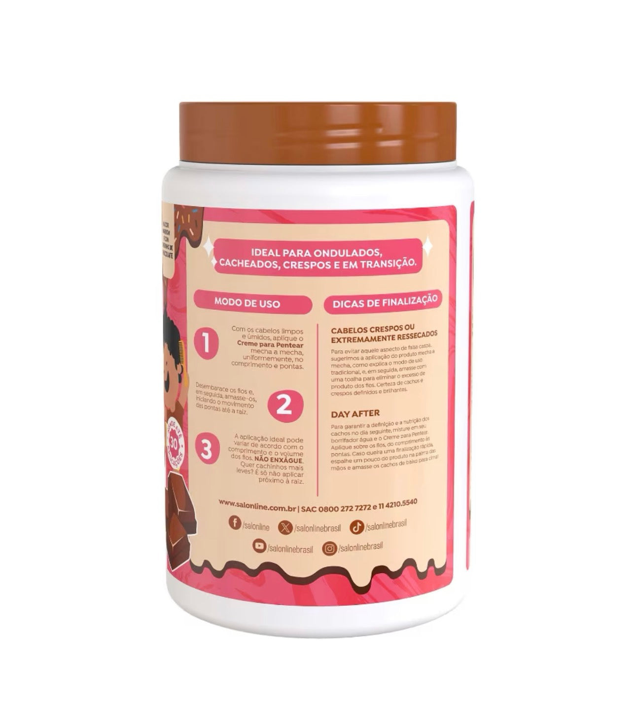 SALON LINE | CREMA DE PEINAR CHOCOLATE KIDS