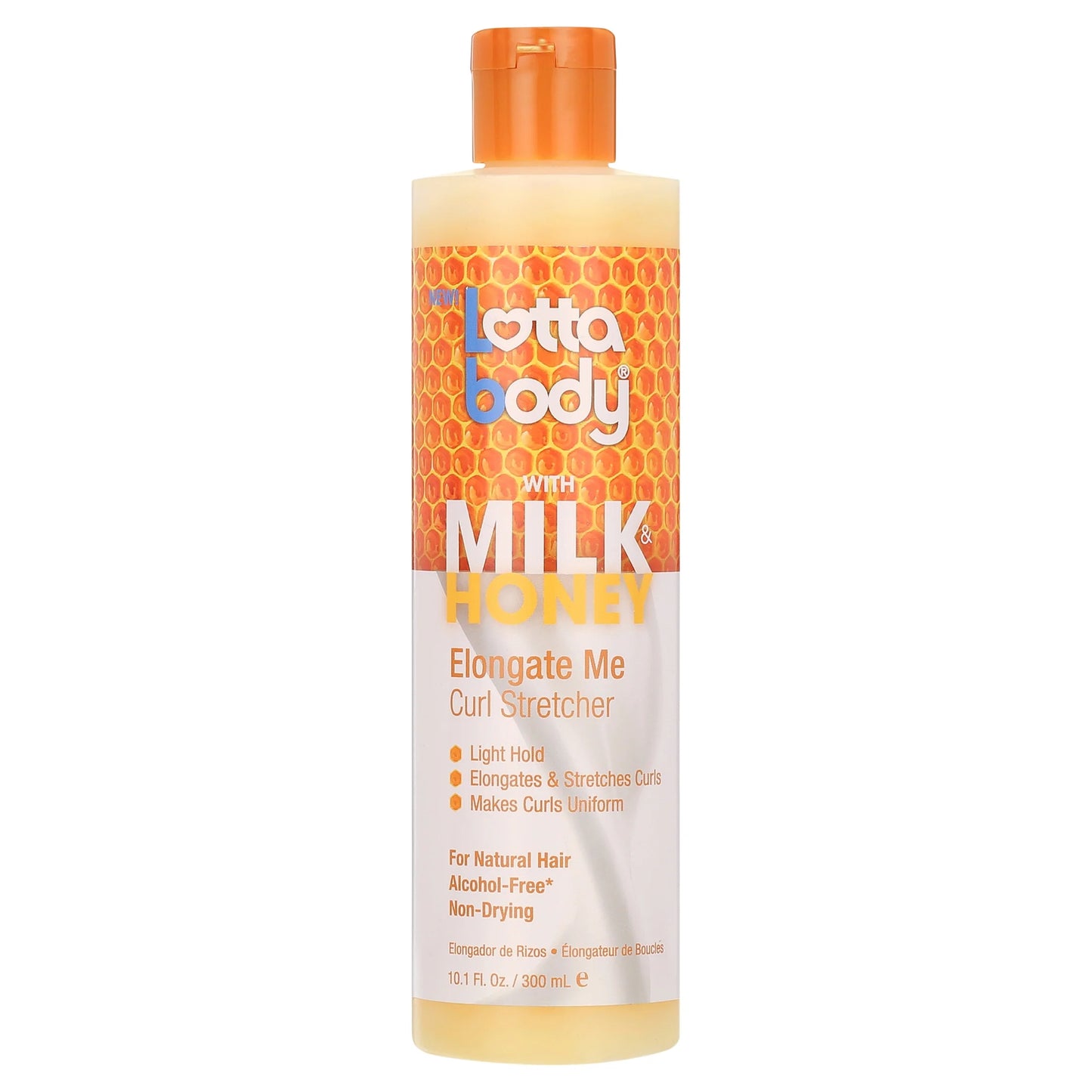 Activador de rizos miel y leche de lotta body, define y da forma a los rizos, aporta brillo, ayuda con el encrespamiento