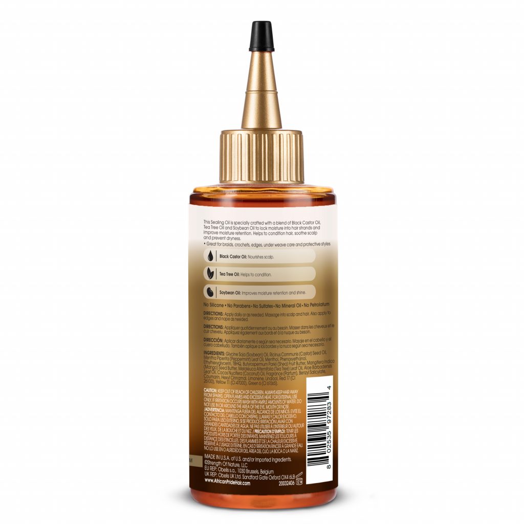 AFRICAN PRIDE | BLACK CASTOR MIRACLE Aceite de sellado milagroso de ricino