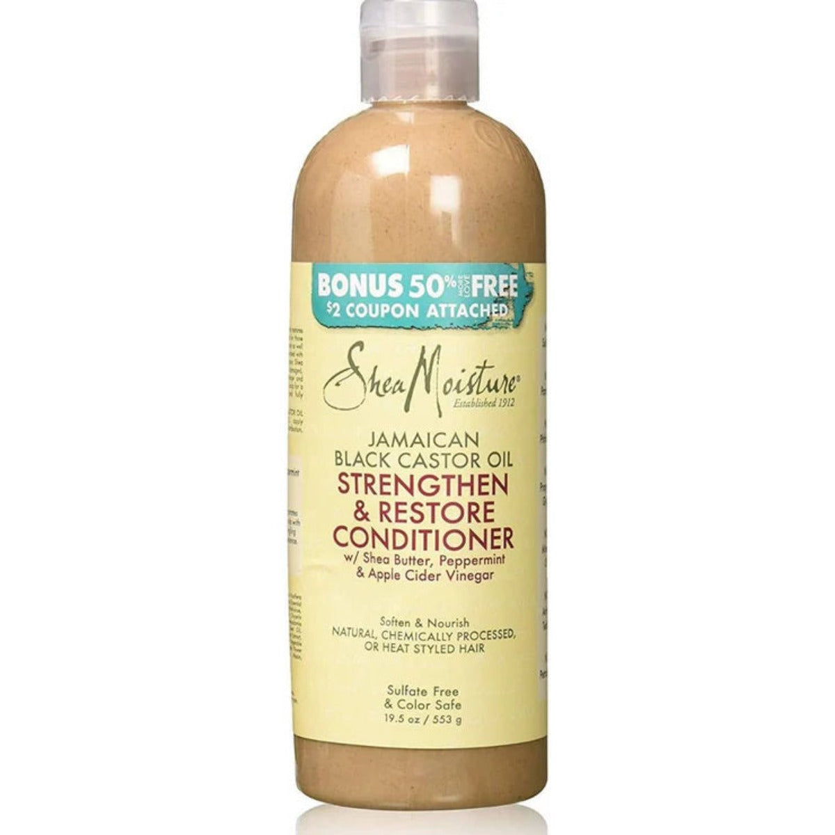 SHEA MOISTURE - JAMAICAN BLACK CASTOR OIL ACONDICIONADOR Nutre y Estimula el crecimiento