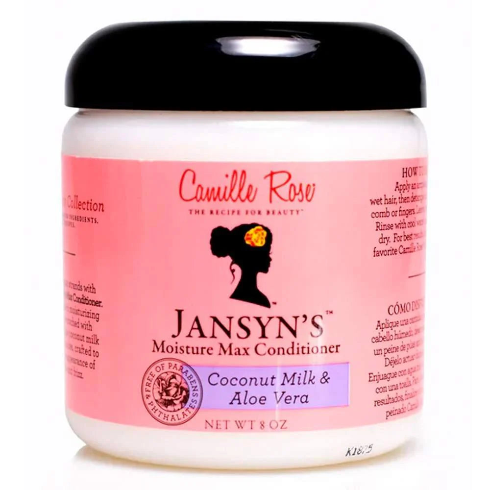 camille rose colombia, tratamiento hidratante profundo con leche de coco y aloe vera, cabello seco y maltratado, mascarilla ultra profunda, jansyns