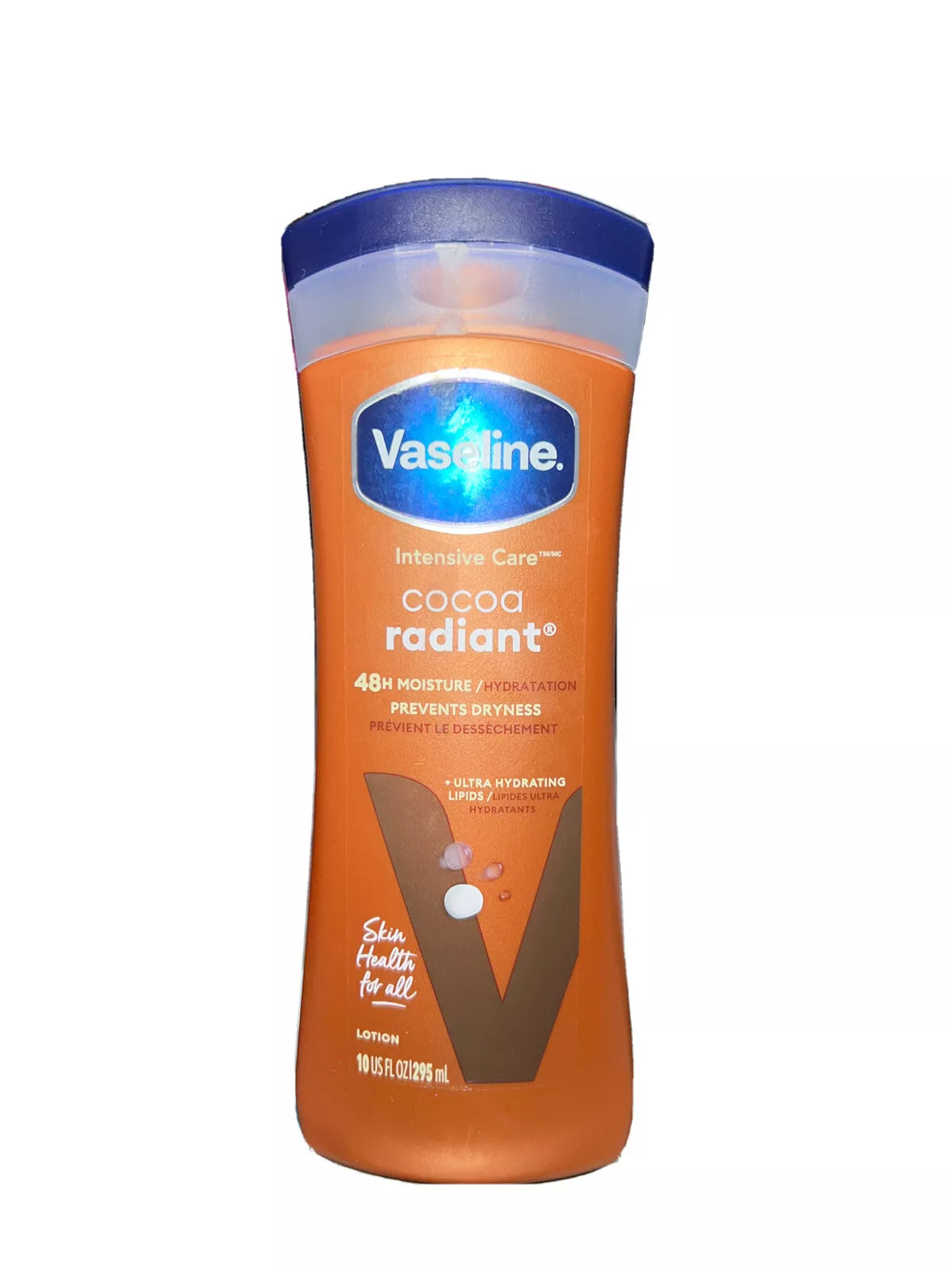 Locion corporal vaseline, con cacao, crema de piel, piel seca, hidratación, piel suave