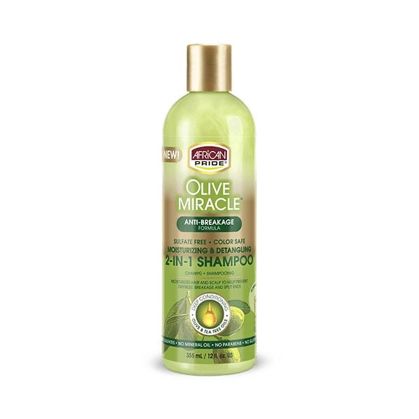 AFRICAN PRIDE - SHAMPOO 2en1 oliva miracle