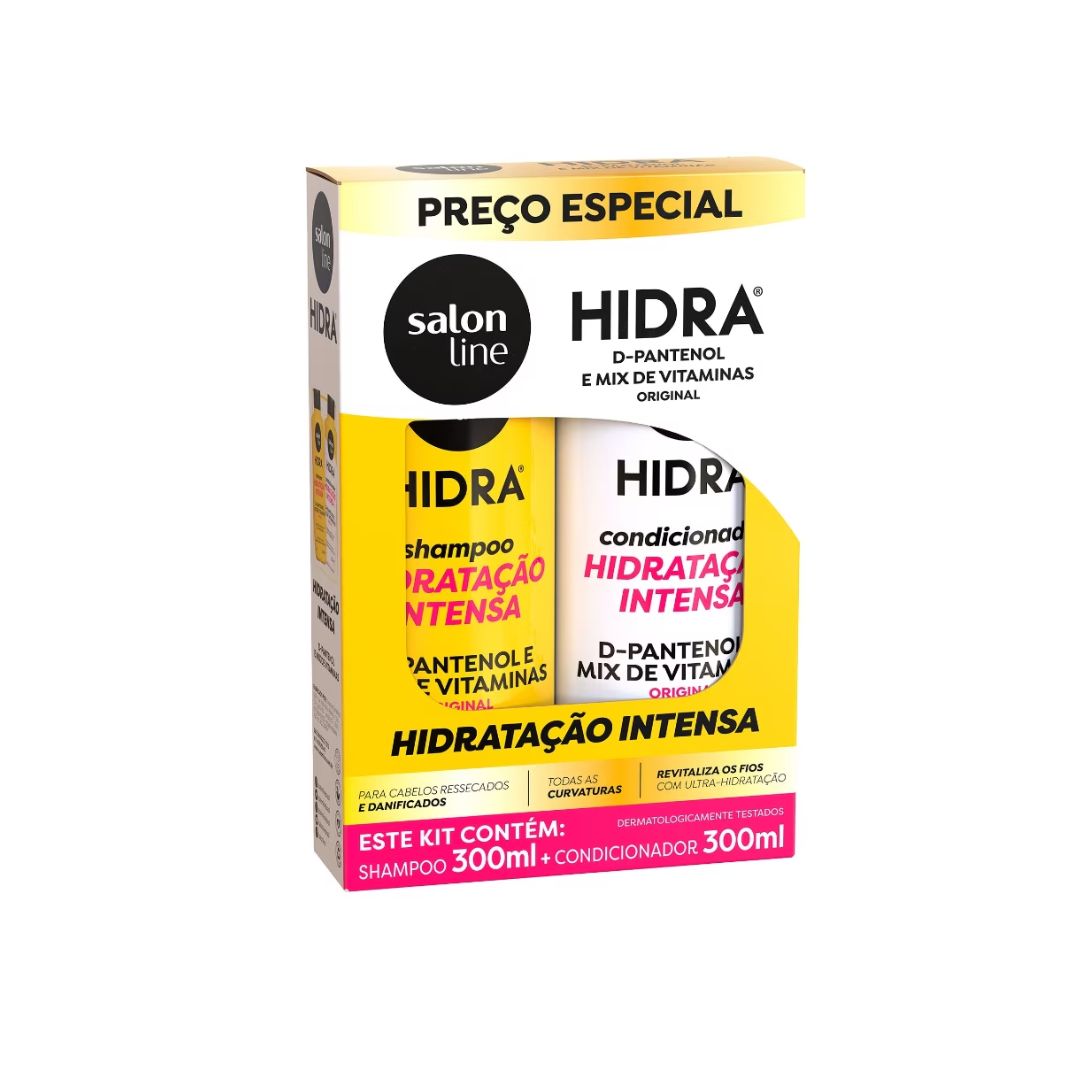 SALON LINE | SHAMPOO HIDRA HIDRATACIÓN INTENSA D.pantenol y mix de vitaminas