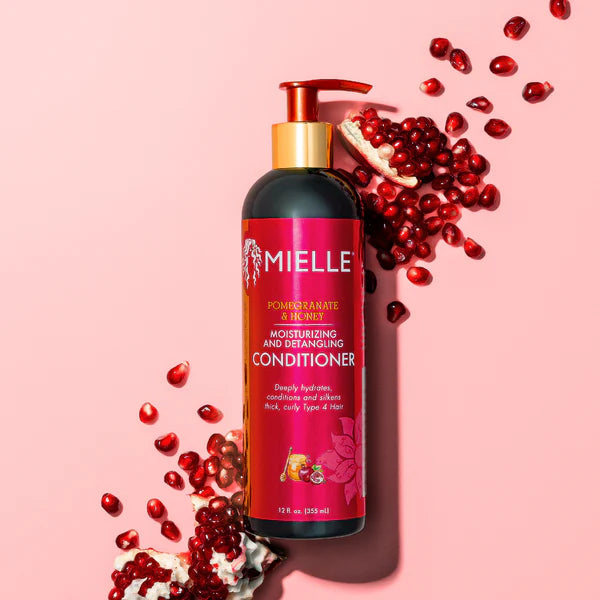 Acondicionador de mielle con miel y granada, para cabellos secos y afro. acondicionador desenredante