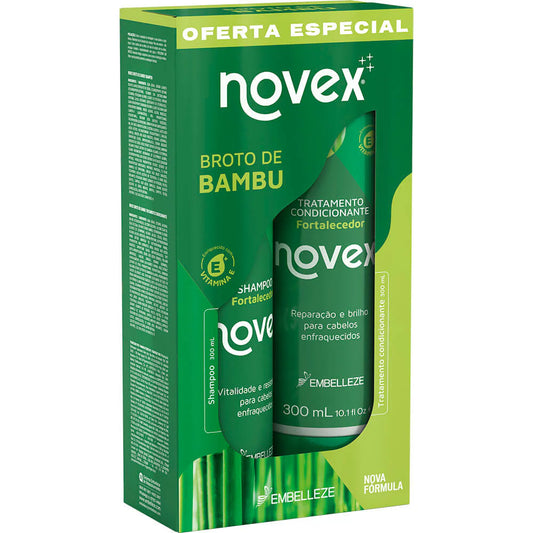 NOVEX | KIT ACONDICIONADOR Y SHAMPOO DE BAMBÚ
