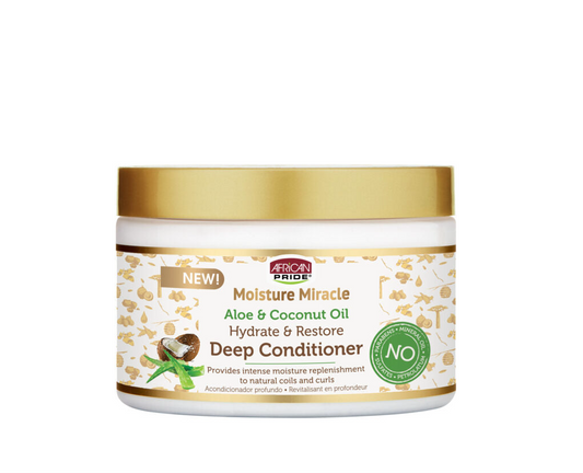 AFRICAN PRIDE | MASCARILLA HIDRATACIÓN PROFUNDA con aceite de coco y aloe Vera