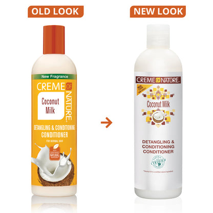 CREME OF NATURE - CONDITIONER COCONUT MILK  acondicionador desenredante