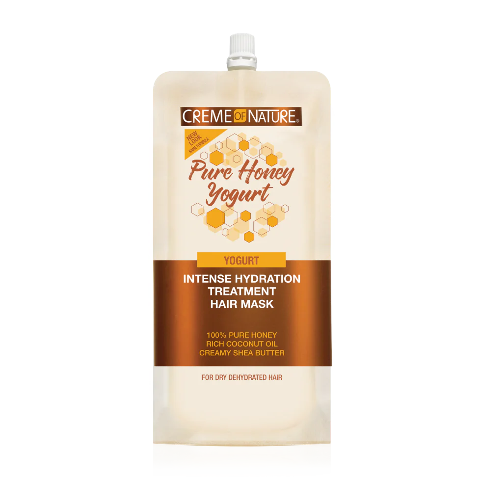 CREME OF NATURE - HAIR MASK PURE HONEY mascarilla que  humecta, da fuerza y restaura de miel