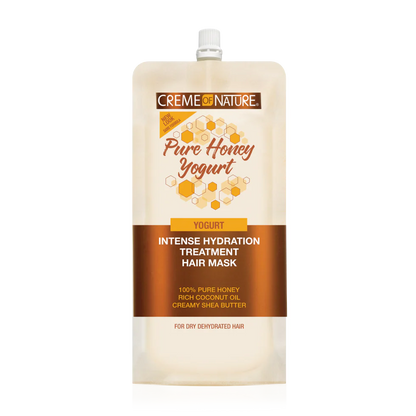 CREME OF NATURE - HAIR MASK PURE HONEY mascarilla que  humecta, da fuerza y restaura de miel