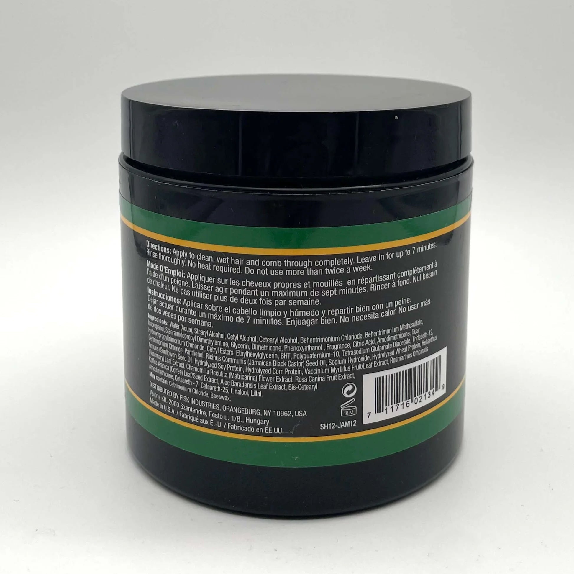 DIFEEL | MASCARILLA CRECIMIENTO SUPERIOR Jamaican Black Castor Oil