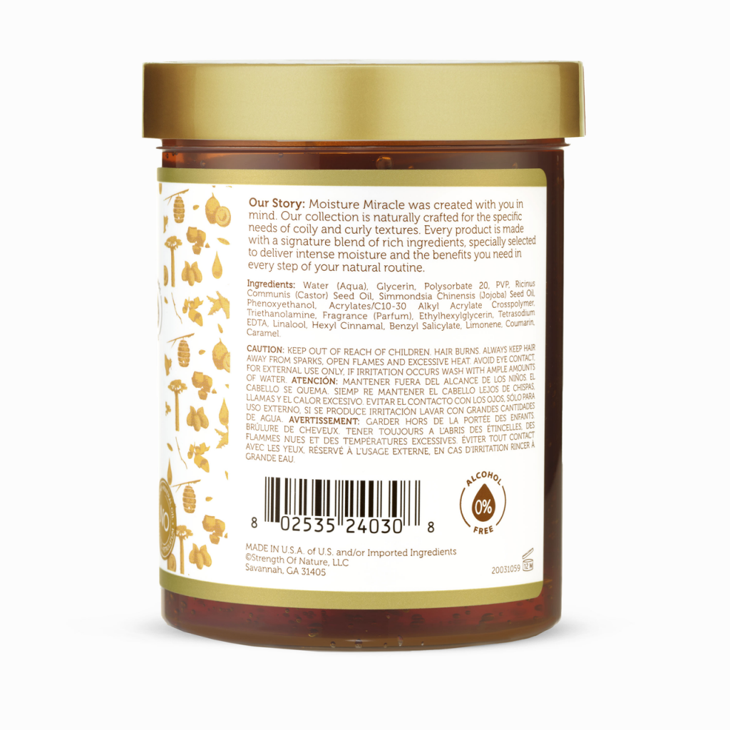 Esta mezcla ingrávida de aceites naturales de ricino negro y jojoba para definir y dar forma a tus rizos. Deja el cabello hidratado, sin frizz, brillante y con fijación.