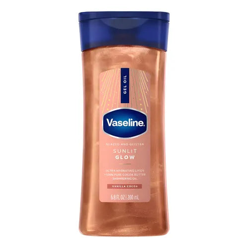VASELINE | BODY GEL OIL Aceite Corporal Brillante Vanilla Cocoa Sunlit Glow
