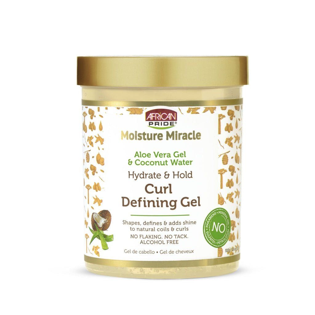 AFRICAN PRIDE - GEL DEFINIDORA con aloe Vera y agua de coco