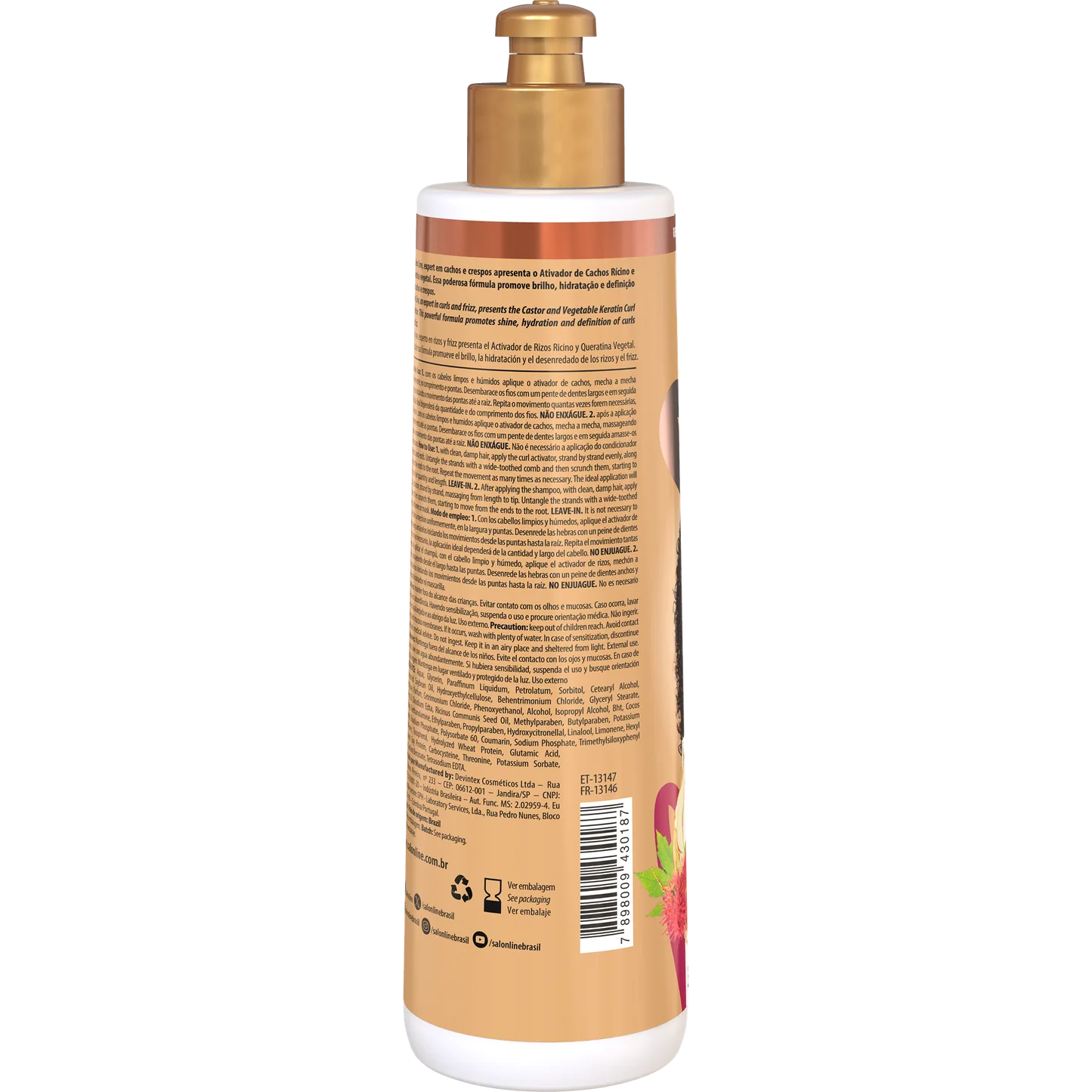 SALON LINE| ACTIVADOR DE RIZOS DE RICINO