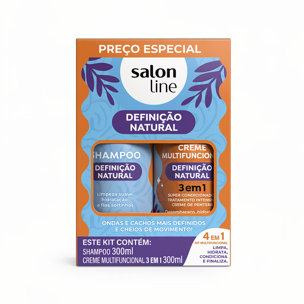 SALON LINE | KIT SHAMPOO Y ACONDICIONADOR DEFINICIÓN NATURAL
