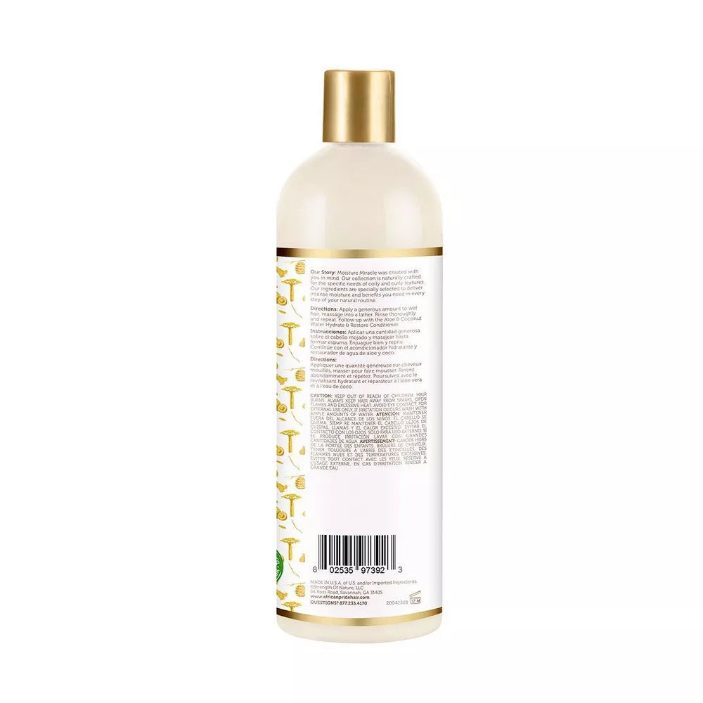AFRICAN PRIDE | SHAMPOO HIDRATANTE ALOE VERA Y AGUA DE COCO