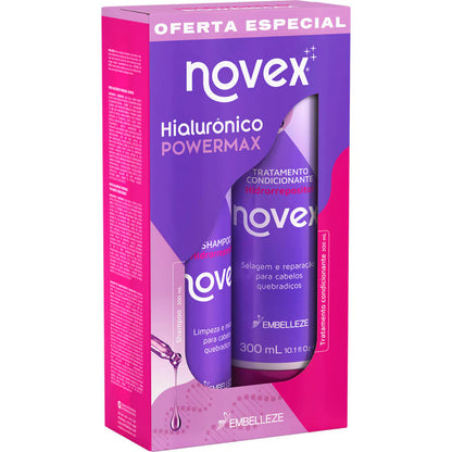 NOVEX | KIT SHAMPOO Y ACONDICIONADOR armonizador capilar Hyaluronic PowerMax