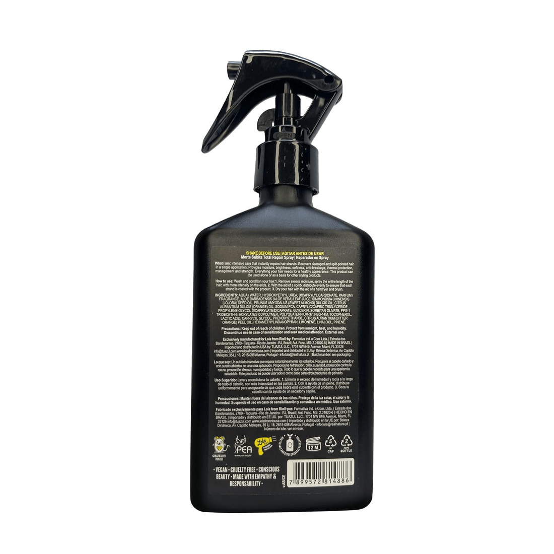 LOLA COSMETICS | SPRAY REPARACIÓN TOTAL MUERTE SUBITA Termoprotector
