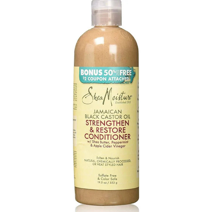 SHEA MOISTURE - JAMAICAN BLACK CASTOR OIL ACONDICIONADOR Nutre y Estimula el crecimiento