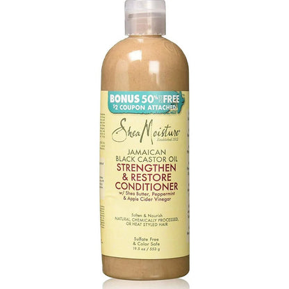 SHEA MOISTURE - JAMAICAN BLACK CASTOR OIL ACONDICIONADOR Nutre y Estimula el crecimiento