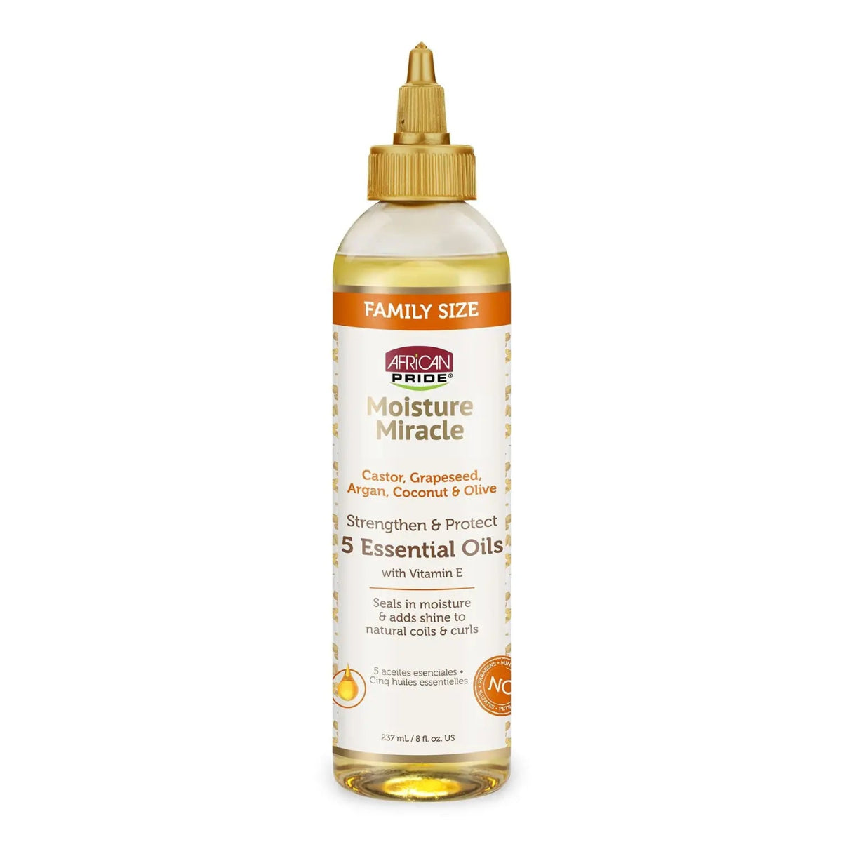 AFRICAN PRIDE | MOINSTURE MIRACLE 5 ESSENTIAL OILS fortalecedor y protector