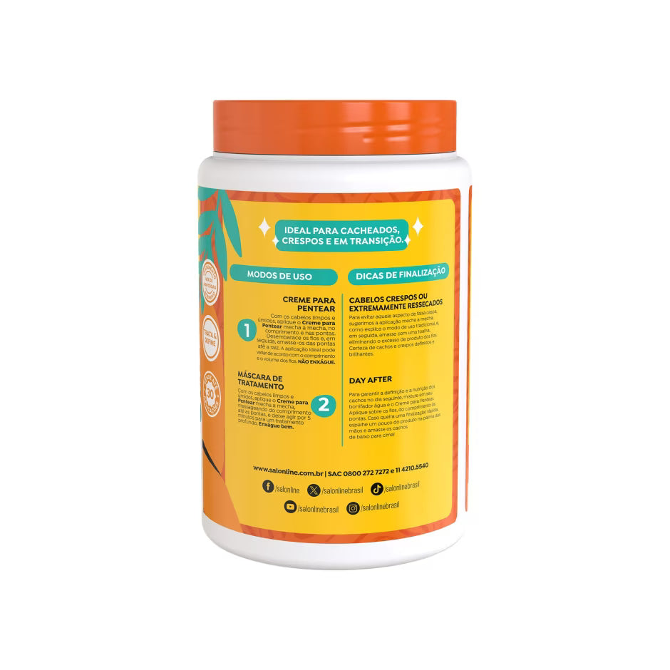 SALON LINE |CREMA DE PEINAR DEFINICIÓN NUTRITIVA con mantecas