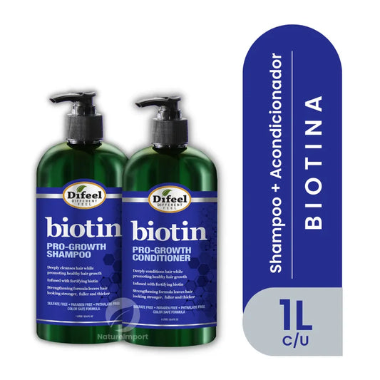 profundamente el cabello mientras promueve su crecimiento saludable. Enriquecido con biotina fortificante, una vitamina soluble en agua que forma parte de la familia de la vitamina B. Su cuerpo necesita biotina para ayudar a convertir ciertos nutrientes en energía.