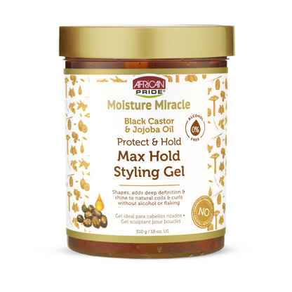 Gelafricanpride_gelcon aceite de castor_ gel para definir_gel sin alcohol _BlackCastorStylingGel_BACK-