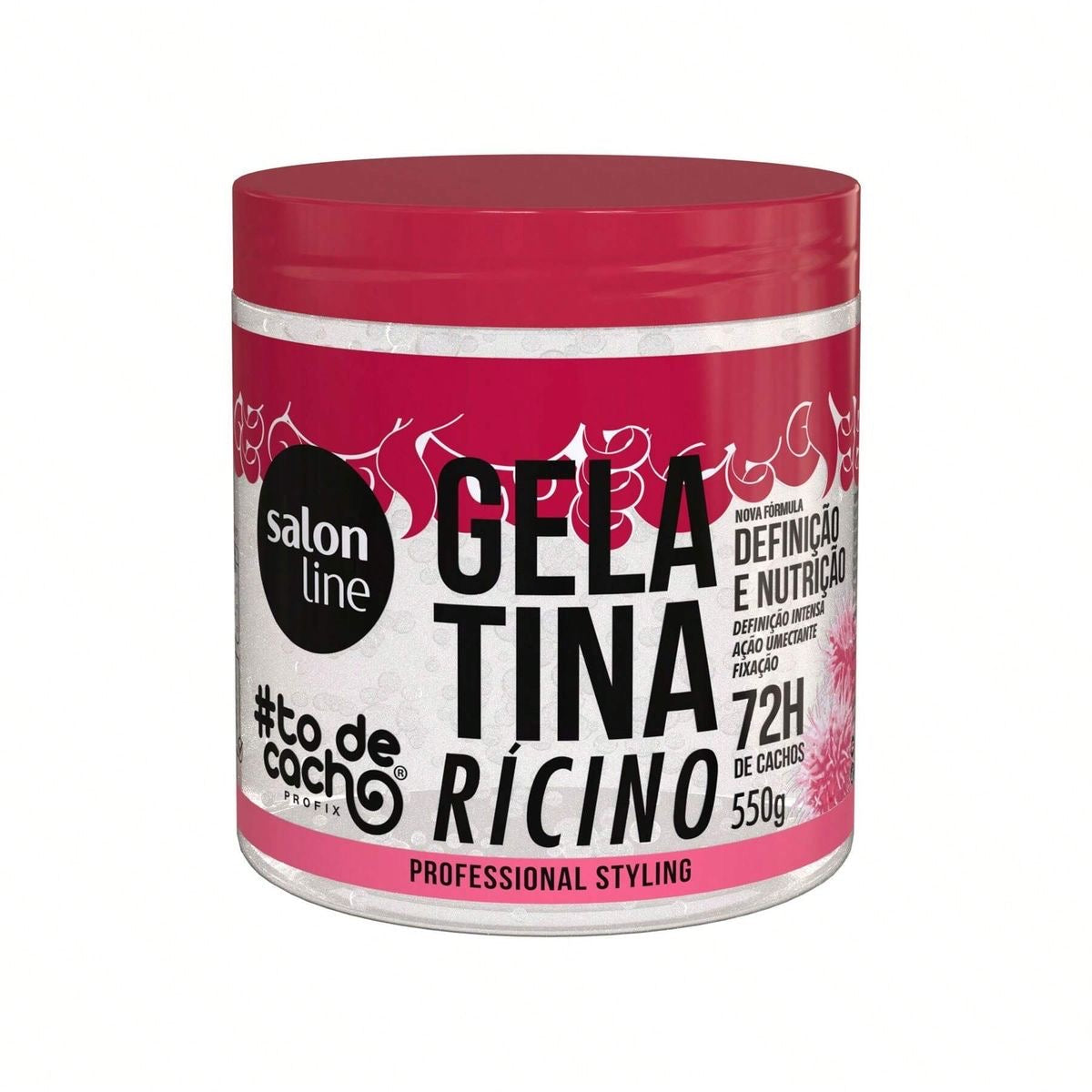 #todecacho Aceite de Ricino Gelatina de Definición y Nutrición promueve una definición intensa desde la raíz hasta las puntas del cabello, hidratación y fijación del cabello.

Tiene en su fórmula aceite de ricino y colágeno vegetal que garantizan una definición intensa desde la raíz hasta las puntas, nutrición de las fibras capilares y fijación de los rizos. Además, cuenta con la eficaz tecnología PROFIX.