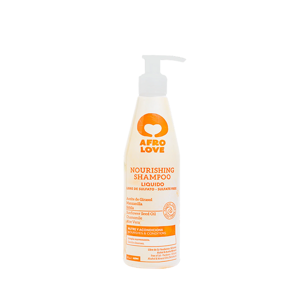 AFRO LOVE - SHAMPOO hidratante con aceite de girasol y sábila