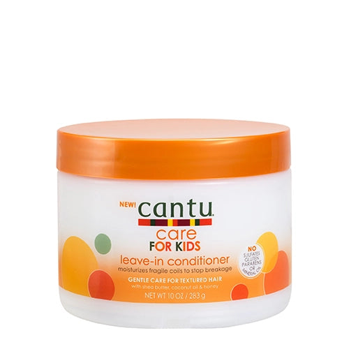 cantu kids , leave in conditioner, crema de peinar para niños, SIN ACEITE MINERAL, SULFATOS, PARABENOS, SILICONAS, FTALATOS, GLUTEN, PARAFINA NI PROPILENO.