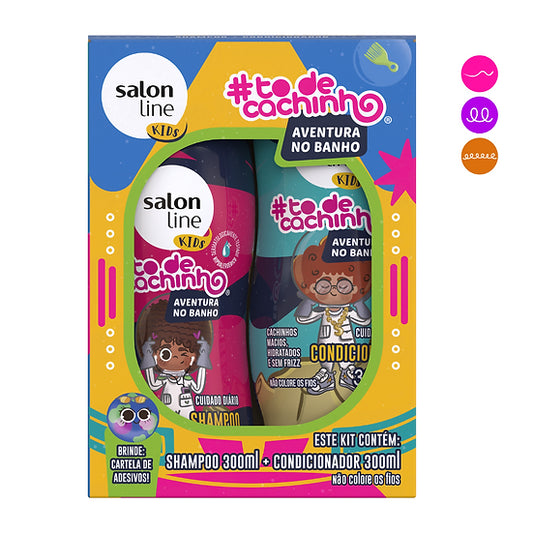 SALON LINE| KIT SHAMPOO Y ACONDICIONADOR #Todecachinho