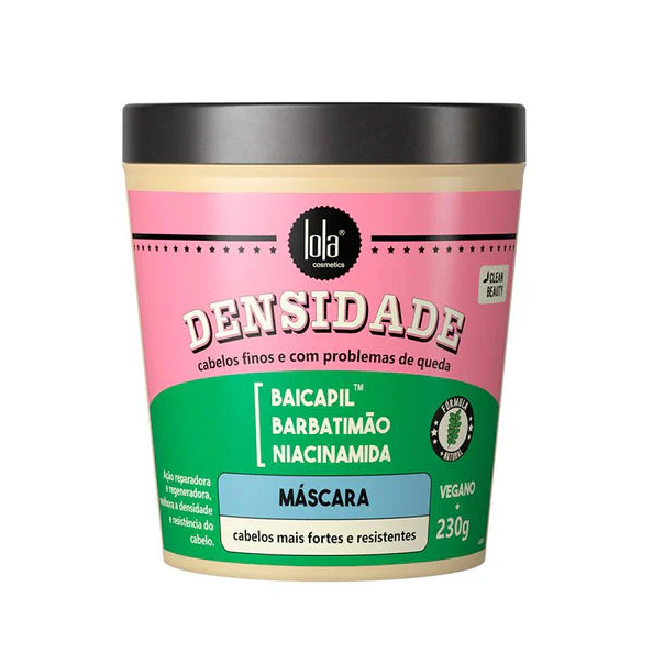mascarilla-densidade-lola-metodo-curly-pelo-rizado-mascarilladensidad-cali-kaiver-productoscabellorizado. Línea DENSIDADE, específicamente formulada para aportar cuerpo y volumen al cabello fino . Acción reparadora intensiva y equilibrio del pH. Protege contra los daños severos de la fibra capilar. Cabellos más fuertes y resistentes.

Mejora la resistencia del cabello, alinea y suaviza la cutícula y previene la rotura y la caída.
Formulada para reparar y regenerar el cabello mejorando la densidad y el volu