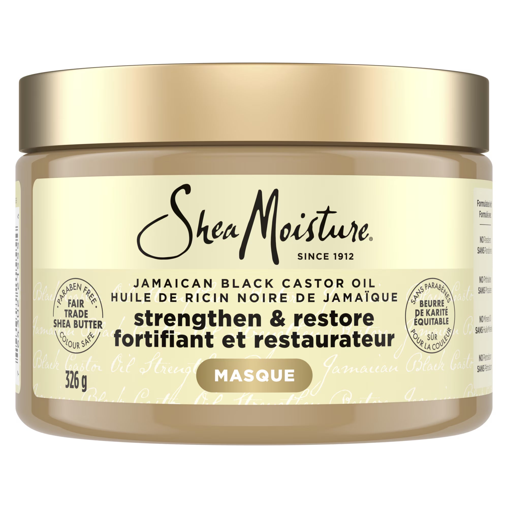 SHEA MOISTURE | JAMAICAN BLACK CASTOR OIL TRATAMIENTO PARA FUERZA Y RESTAURACIÓN