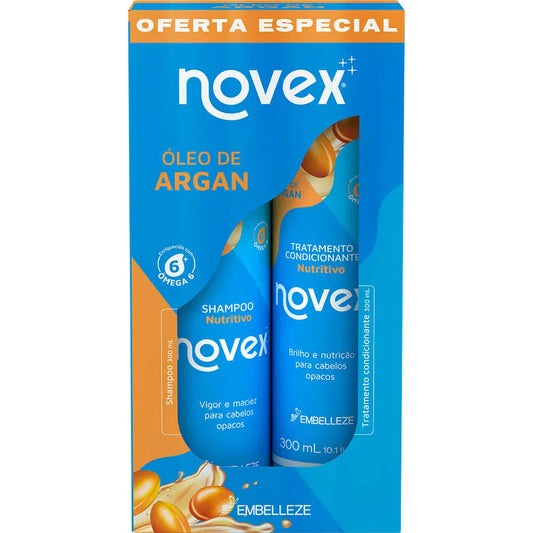 NOVEX | KIT SHAMPOO Y ACONDICIONADOR ARGAN Nutritivo