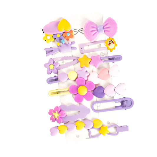 PINZAS FLORES PARA NIÑAS