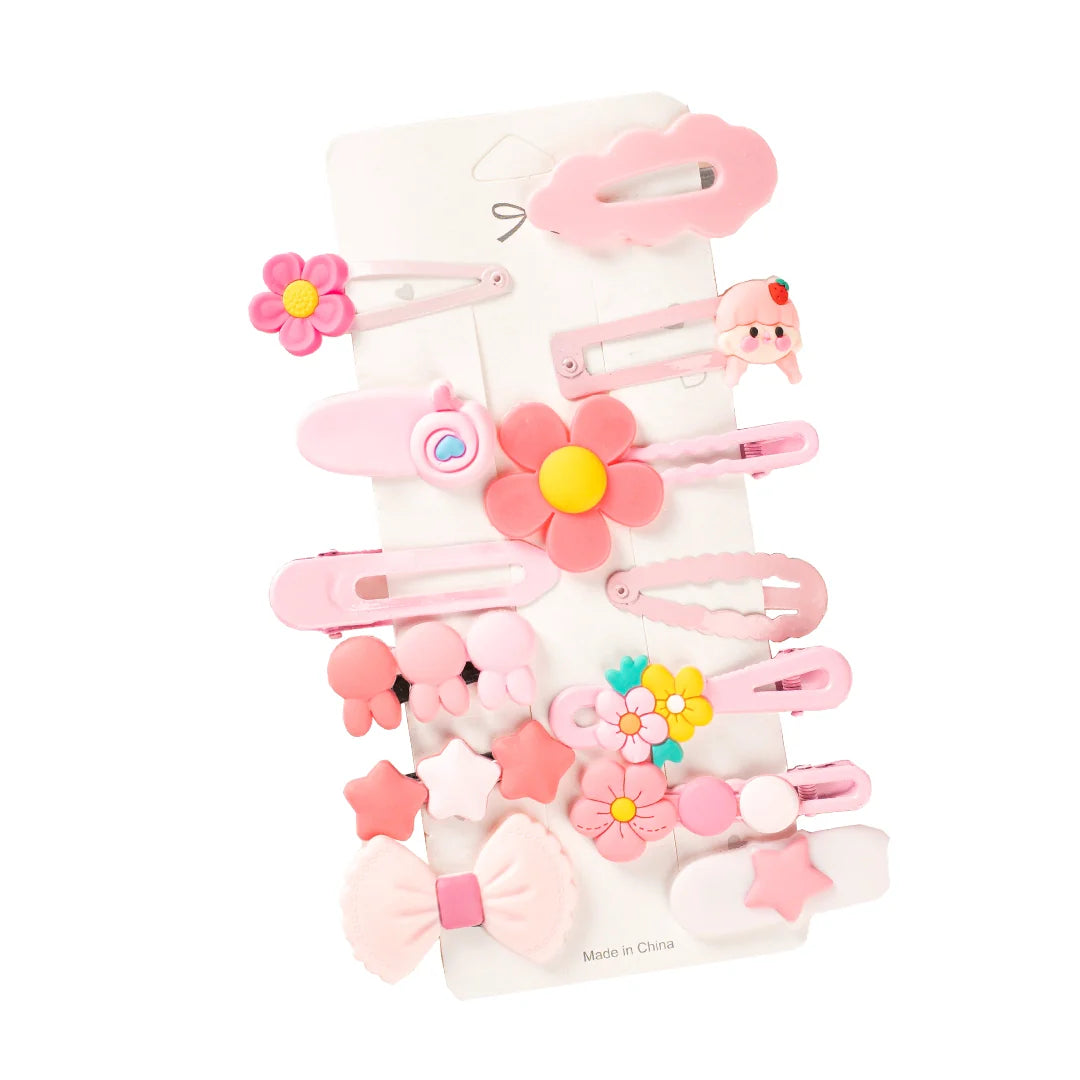 PINZAS FLORES PARA NIÑAS