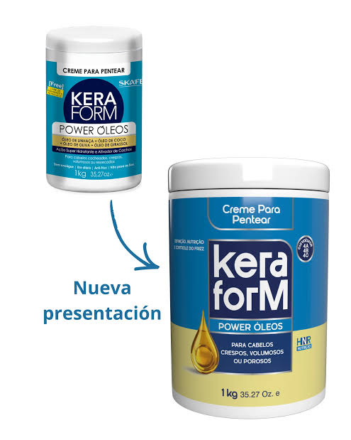 KERAFORM |CREMA DE PEINAR POWER ÓLEOS 1kilo