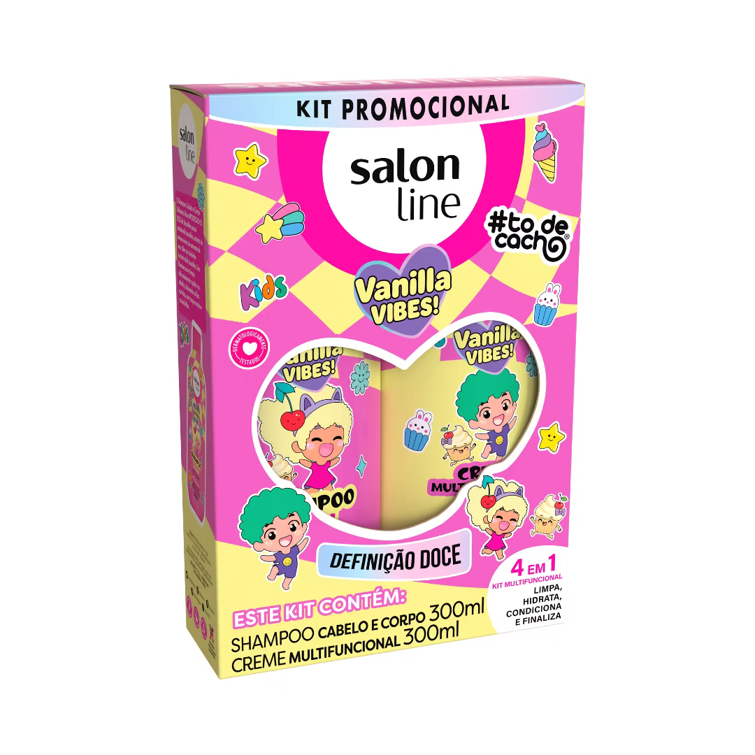 SALON LINE | SHAMPOO Y ACONDICIONADOR VAINILLA VIBES