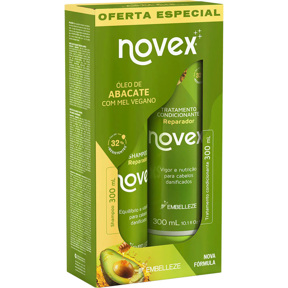 NOVEX | ACONDICIONADOR DE ACEITE DE AGUACATE Y MIEL