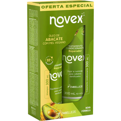 NOVEX | ACONDICIONADOR DE ACEITE DE AGUACATE Y MIEL