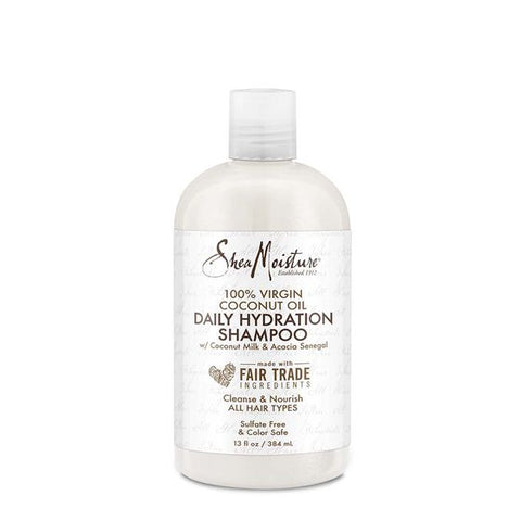 SHEA MOISTURE - 100% DAILY HYDRATION SHAMPOO aceite 100% aceite de coco virgen