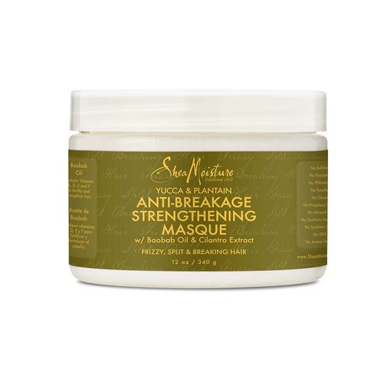 SHEA MOISTURE - YUCCA PLANTAIN MASQUE fortificante y anti-ruptura