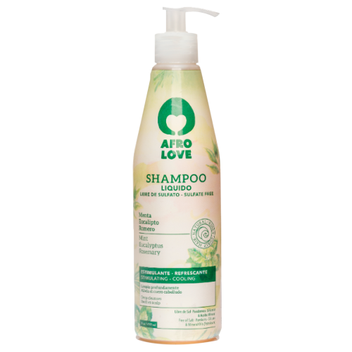 AFRO LOVE - SHAMPOO limpieza profunda de romero, menta y eucalipto