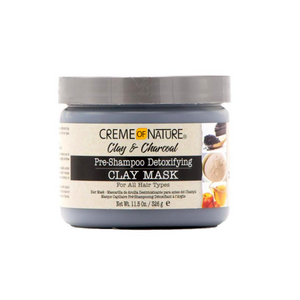 CREME OF NATURE | CLAY & CHARCOAL PRE-POO Detox con Arcilla y Carbón activado