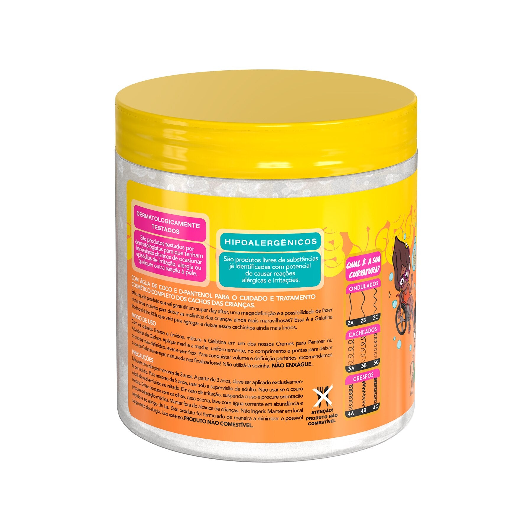 gelatina, gelatina kids, todecachos, gelatina para niños, geles para niños geles para cabello rizado, geles para cabellos crespos 